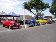 Assembled CR roadsters at the 2011 Great Labor Day Cruise