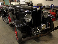 One of several vintage classics being restore at Randy's garage