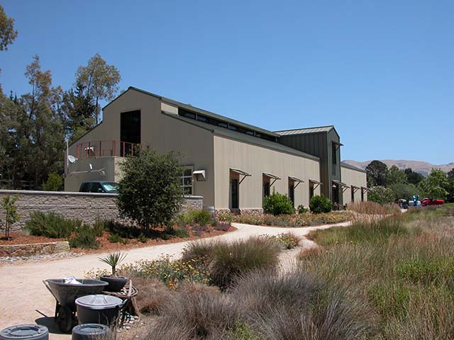 Jim Eckford's beautiful car barn, being part of his estate in Edna Valley.