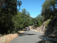 Two lane blacktop through Hunter Liggett