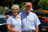 Our hosts Joe & Laurie Scanlin made their beachfront cottage available for our welcome lunch.