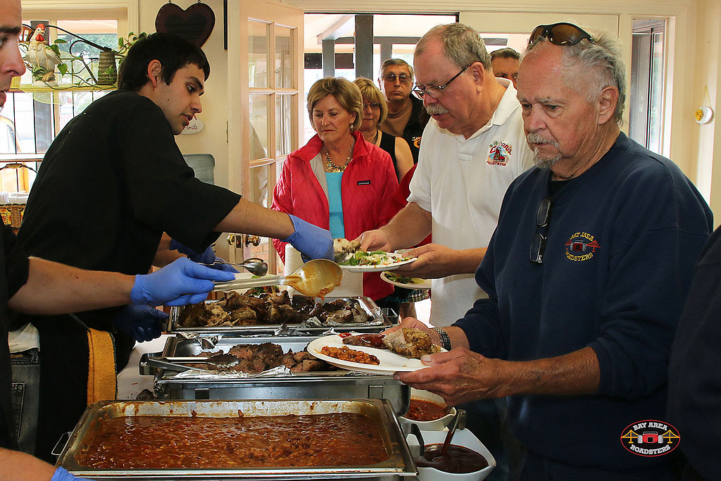 Saturday night catered BBQ dinner