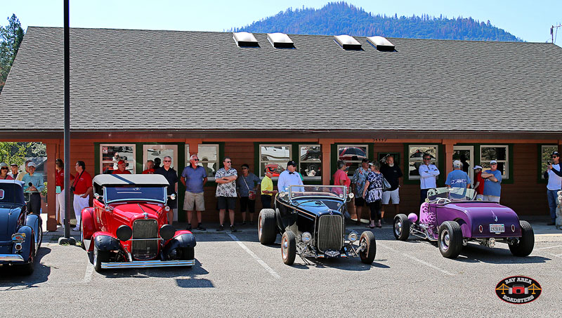 Arrival for lunch, Bass Lake