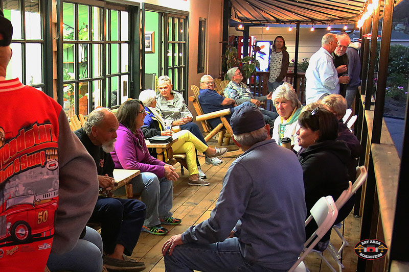 Arrival Deck Party, before pizza was ordered