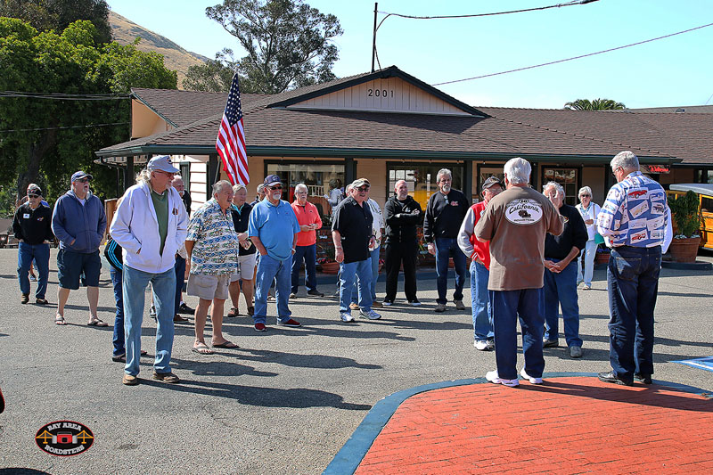 All important driver's meeting, by Pres Tom