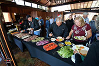 Buffet lunch at Ragged Point