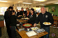 Saturday night Italian buffet, back at The Peachtree